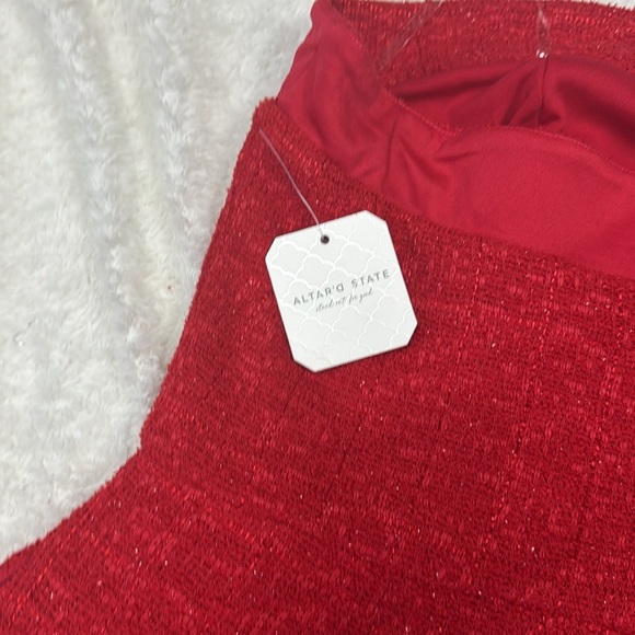 Altar'd State Red High Waist jumpsuit - Picture 8 of 10